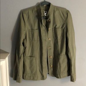 Gap olive green jacket - very cute & in style - M